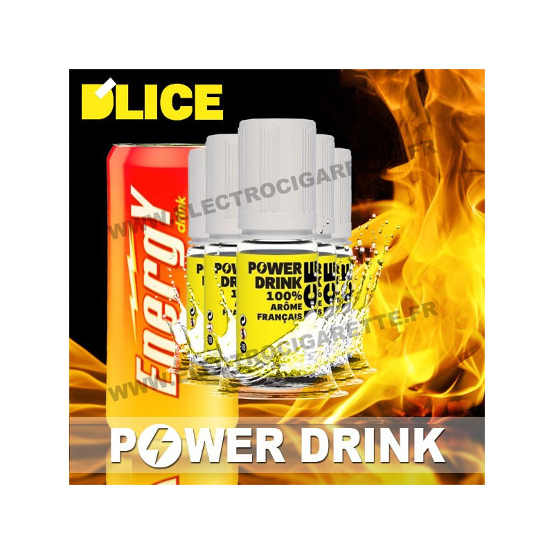 Pack 5 flacons 10 ml Power Drink - D'Lice