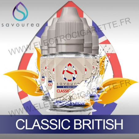 Pack 5 flacons 10 ml Classic British - Savourea