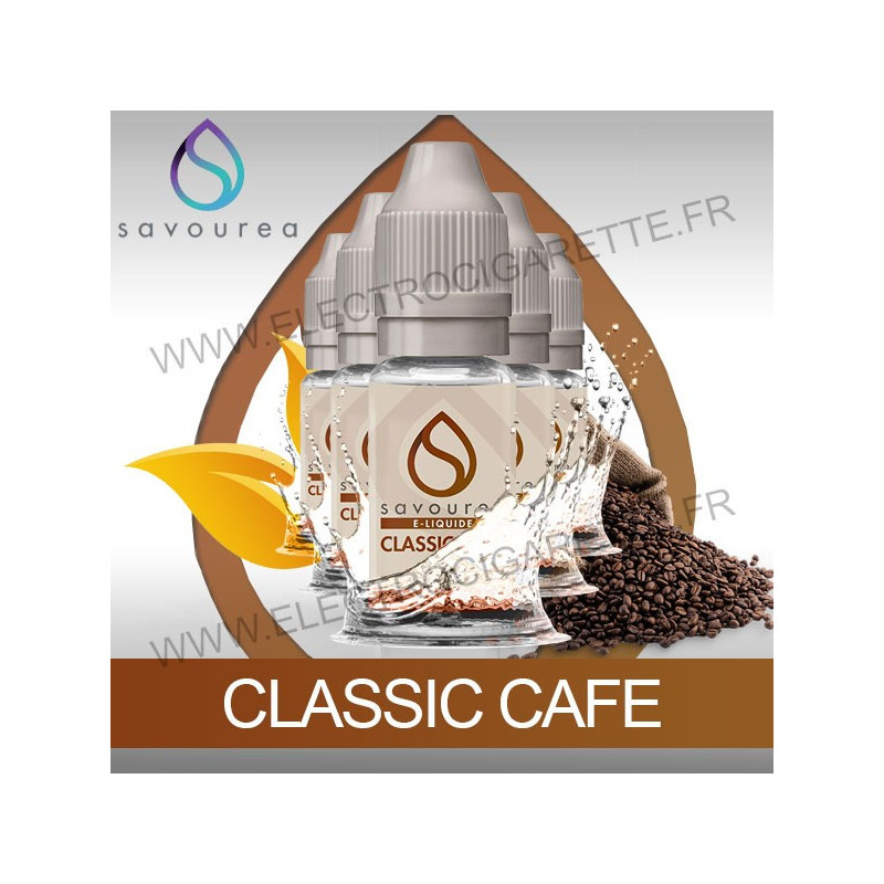Pack 5 flacons 10 ml Classic Café - Savourea