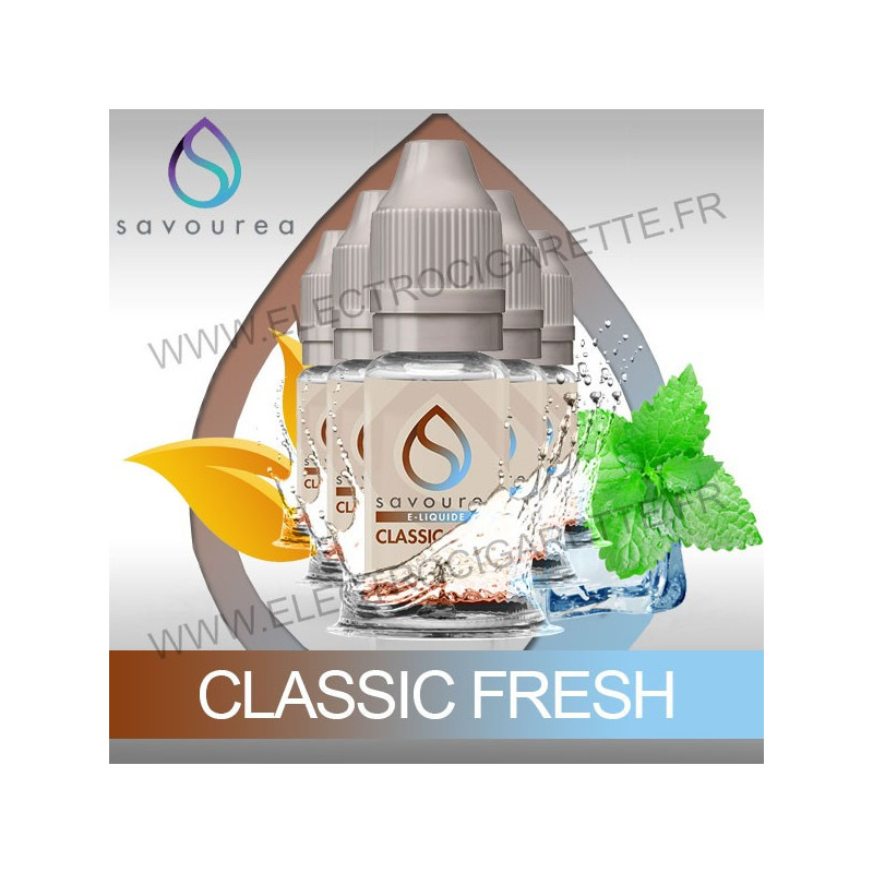 Pack 5 flacons 10 ml Classic Fresh - Savourea