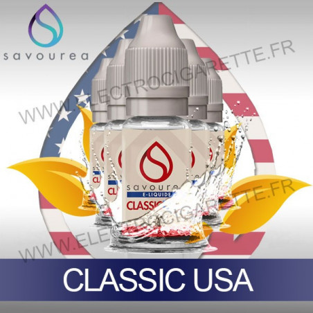 Pack 5 flacons 10 ml Classic USA - Savourea