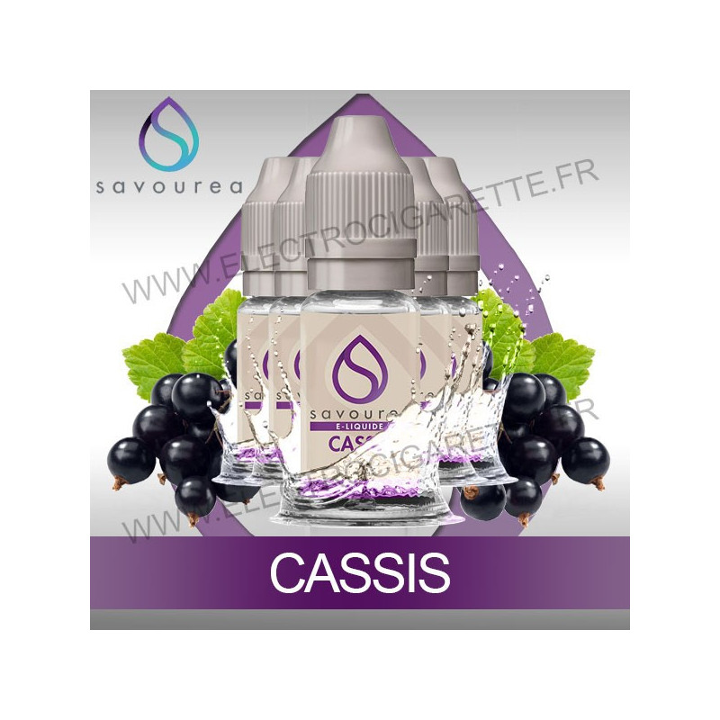 Pack 5 flacons 10 ml Cassis - Savourea