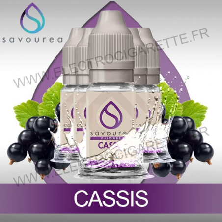 Pack 5 flacons 10 ml Cassis - Savourea
