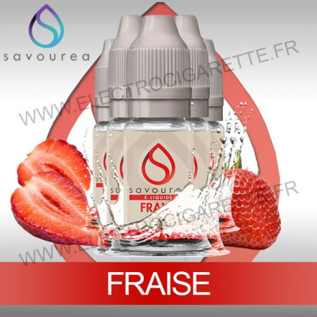 Pack 5 flacons 10 ml Fraise - Savourea