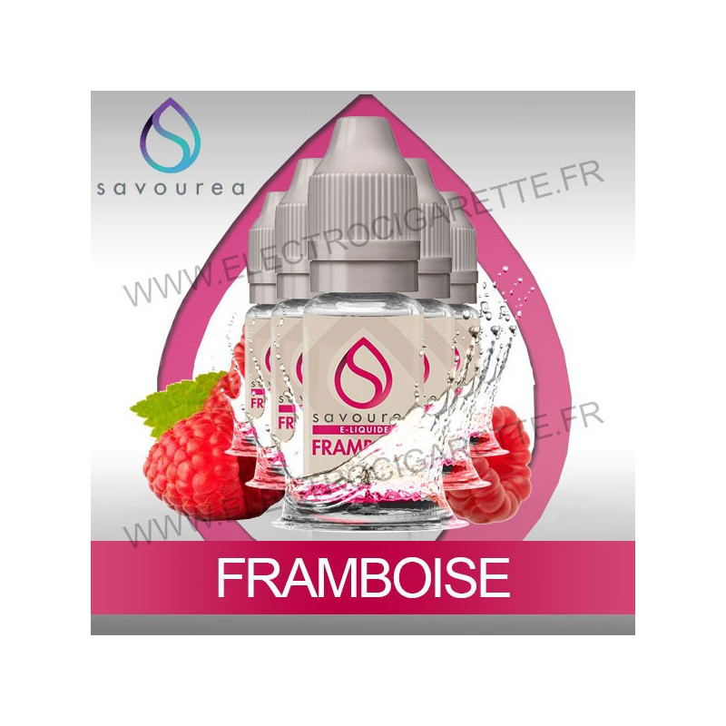 Pack 5 flacons 10 ml Framboise - Savourea