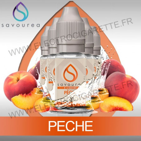 Pack 5 flacons 10 ml Pêche - Savourea