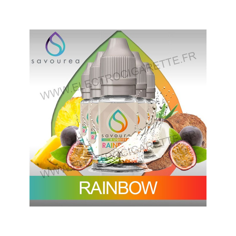 Pack 5 flacons 10 ml Rainbow - Savourea