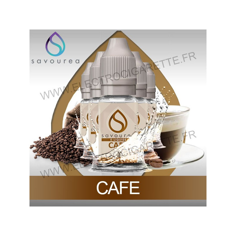 Pack 5 flacons 10 ml Cafe - Savourea