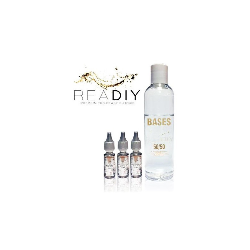 Kit TPD Ready DiY 200 ml - 0/3/6 mg - 50% PG / 50% VG - Readiy