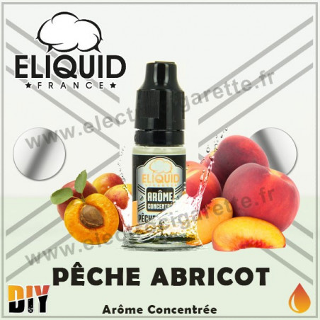 Pêche Abricot - Eliquid France - 10 ml - Arôme concentré
