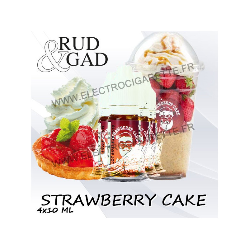 Strawberry Cake - Rud & Gad - 4x10 ml
