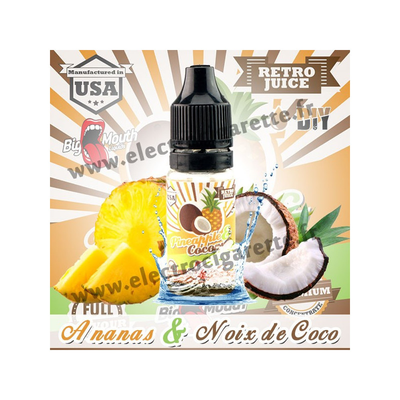 Pineapple Coconut - Retro Juice DiY - Big Mouth