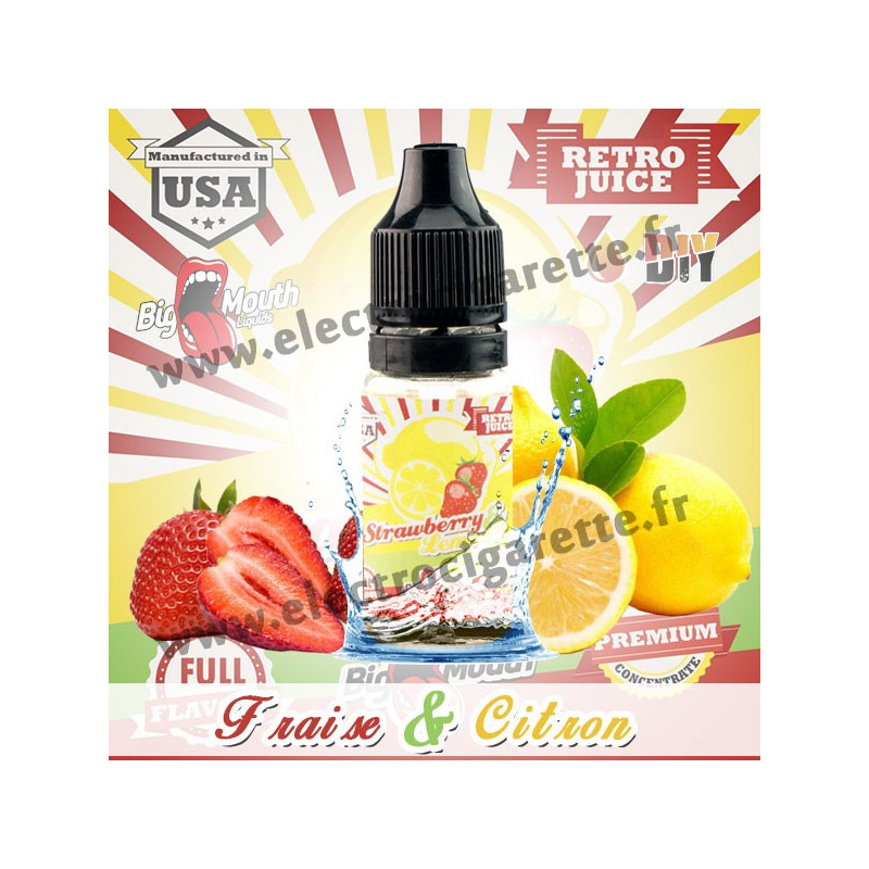 Strawberry Lemon - Retro Juice DiY - Big Mouth
