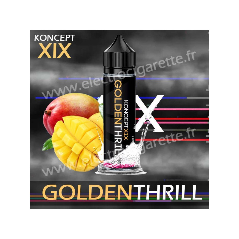Golden Thrill - Koncept XIX - Vampire Vape - Shake n Vape - ZHC 50ml