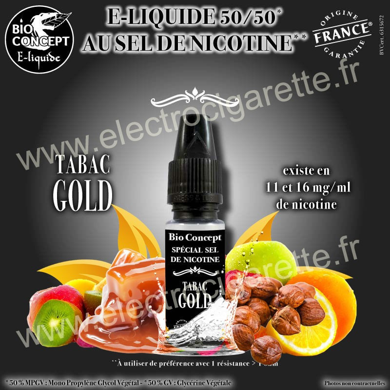 Classic Gold - Sel de Nicotine - BioConcept