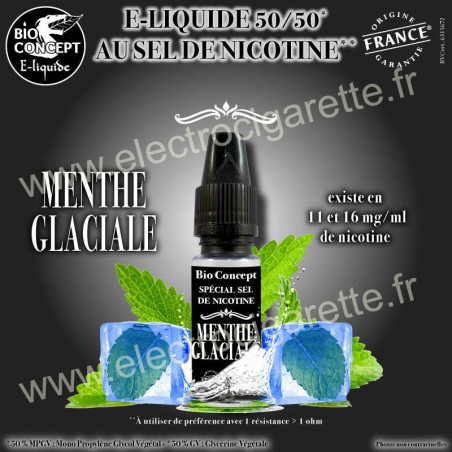 Menthe Glaciale - Sel de Nicotine - BioConcept