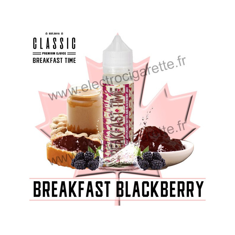 Breakfast Blackberry - Breakfast Time - Classic E-Juice - ZHC 50 ml