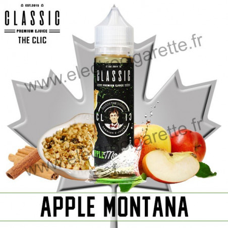 Apple Montana - The Clic - Classic E-Juice - ZHC 50 ml