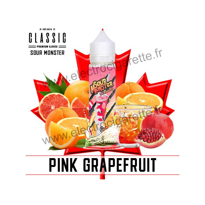 Pink Grapefruit - Sour Monster - Classic E-Juice - ZHC 50 ml