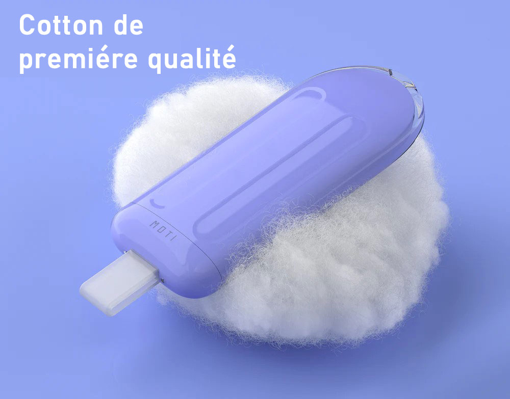 Puff Moti Pop Lush Ice, un cotton de qualité premium