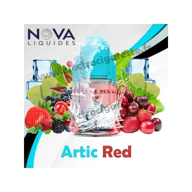 Pack 5 flacons Artic Red - Nova Liquides Premium