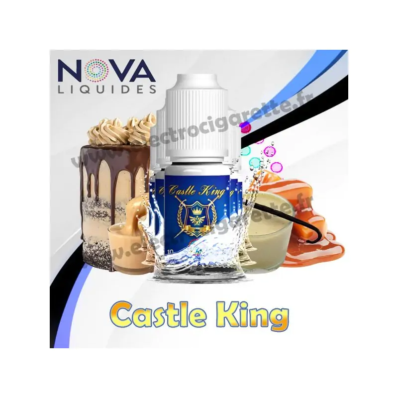 Pack 5 flacons Castle King - Nova Liquides Premium
