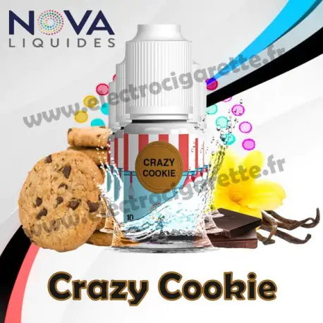 Pack 5 flacons Crazy Cookie - Nova Liquides Premium