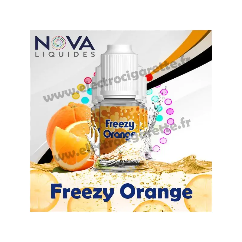 Pack 5 flacons Freezy Orange - Nova Liquides Premium