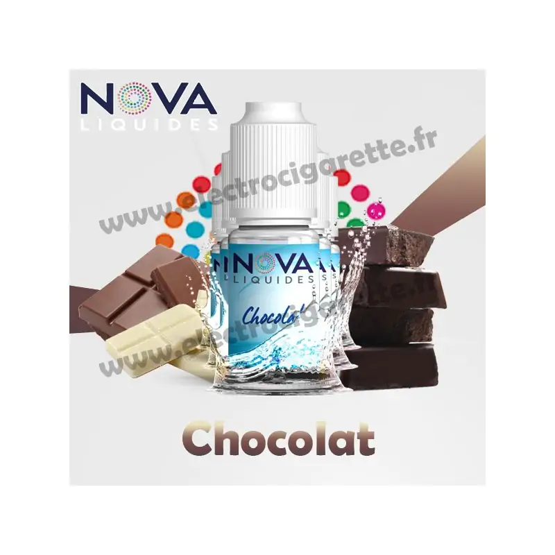 Pack 5 flacons Chocolat - Nova Liquides Original
