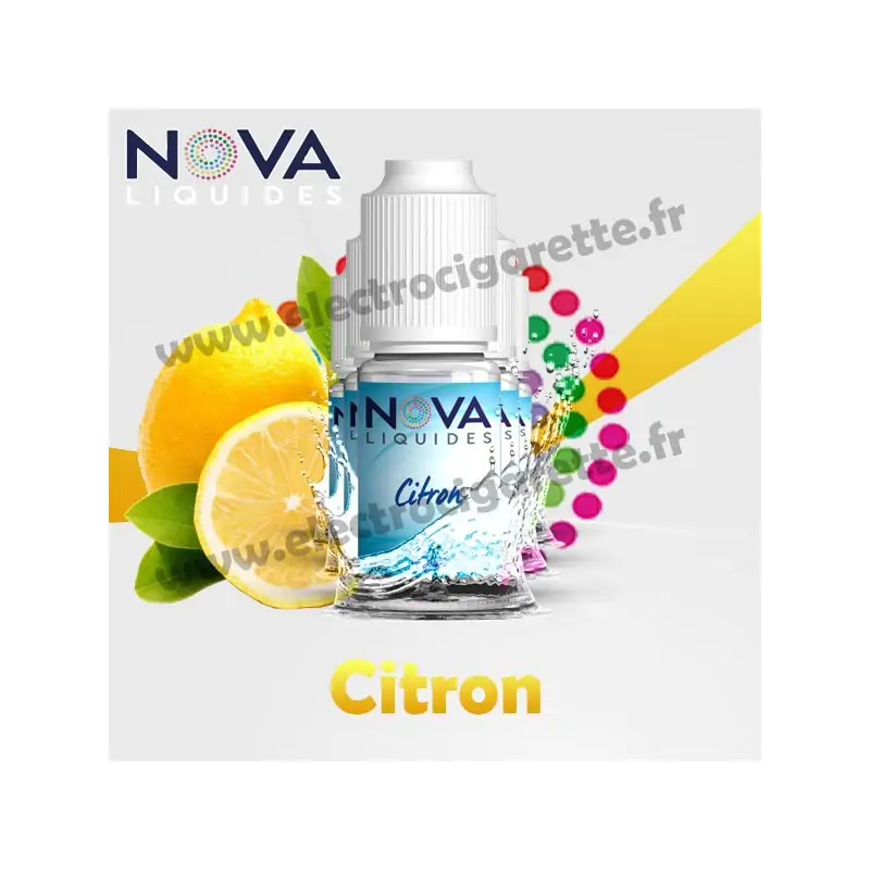 Pack 5 flacons Citron - Nova Liquides Original