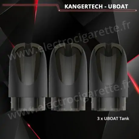 3 x Pod Tank de rechange pour UBoat Kangertech