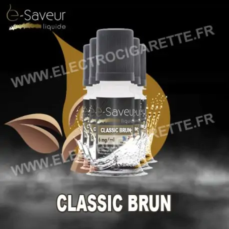 Pack 5x10 ml - Classic Brun - e-Saveur