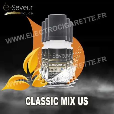 Pack 5x10 ml - Classic Mix US - e-Saveur