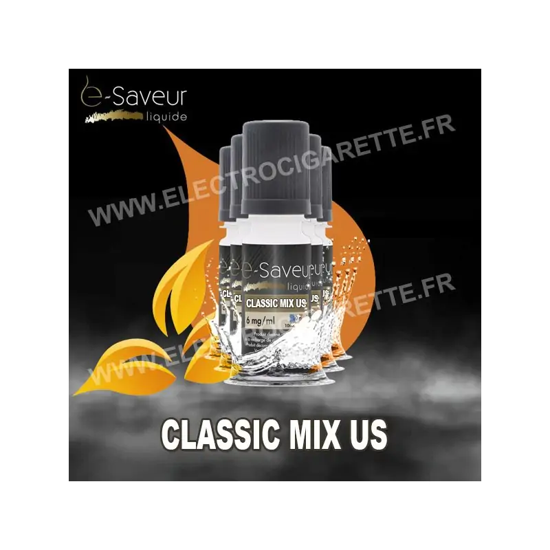 Pack 5x10 ml - Classic Mix US - e-Saveur