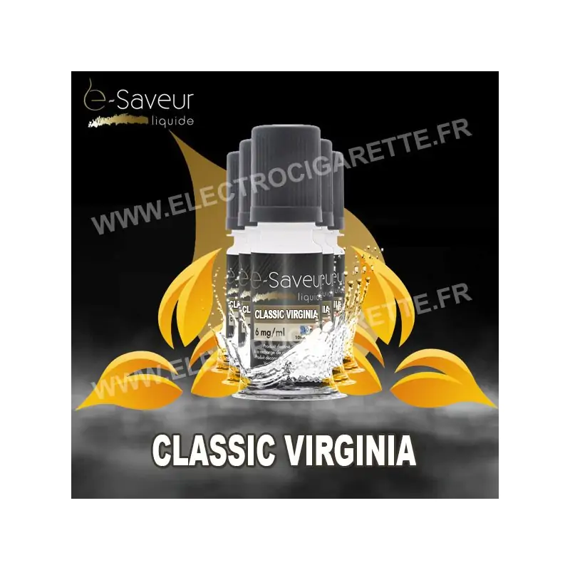 Pack 5x10 ml - Classic Virginia - e-Saveur