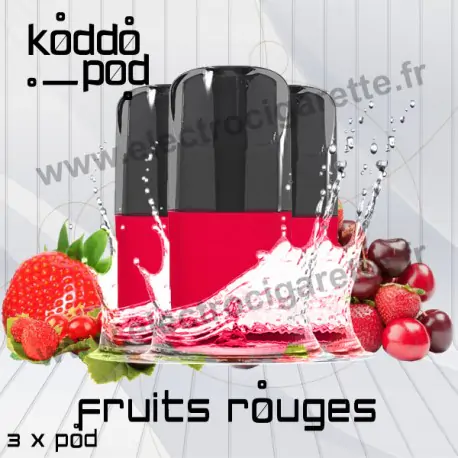 Fruits Rouges - 3 x Pods Nano - KoddoPod Nano - Nouveaux Pod