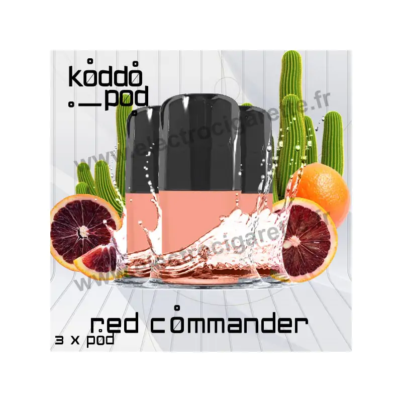 Red Commander - 3 x Pods Nano - KoddoPod Nano - Nouveaux Pods