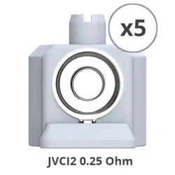 5 x Résistance Atopack Penguin / Dolphin JVIC2 DL - 0.25 Ohm - Joyetech