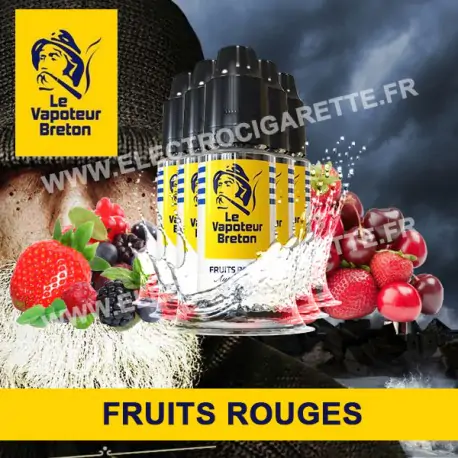 Pack de 5 x Fruits Rouges - L'Authentic - Le Vapoteur Breton - 10 ml