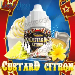 5 x 10 ml Custard Citron - Tentation - Liquideo
