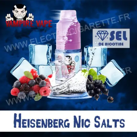 Heisenberg Nic Salts - Vampire Vape - 10 ml - Sel de Nicotine