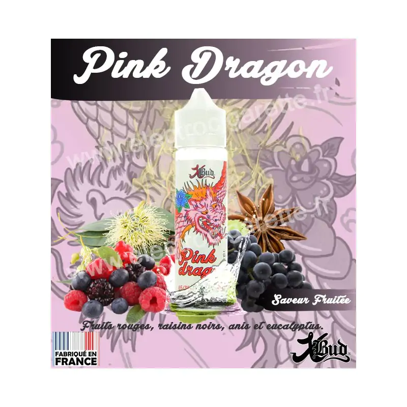 Pink Dragon - XBud - Liquideo - ZHC 50 ml