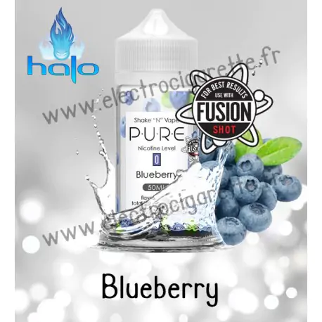 Blueberry - Pure - Halo Shake n Vape - ZHC 50ml