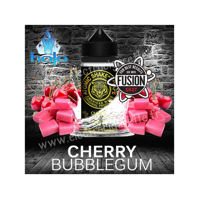 Cherry Bubblegum - Atomic - Halo Shake n Vape - ZHC 50ml