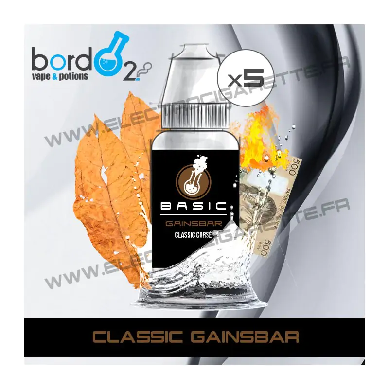 Pack de 5 x Classic Gainsbar - Basic - Bordo2
