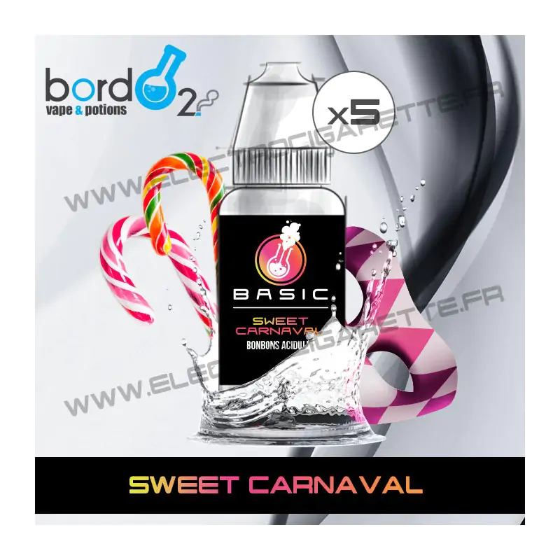 Pack de 5 x Sweet Carnaval - Basic - Bordo2