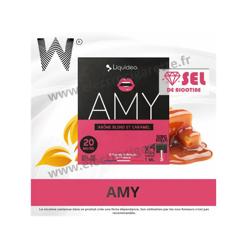 Amy - 4 x Pod 1 ml - Wpod Liquideo