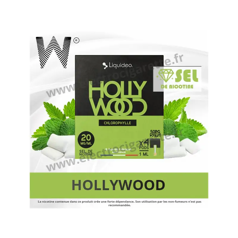 Hollywood - 4 x Pod 1ml - Wpod Liquideo