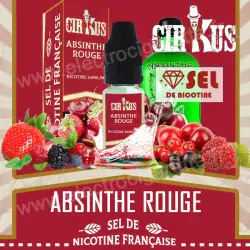 Absinthe Rouge - Sel de Nicotine Française - Cirkus VDLV