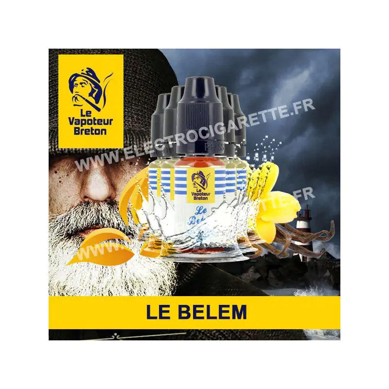 Pack de 5 x Le Belem - L'Authentic - Le Vapoteur Breton - 10 ml